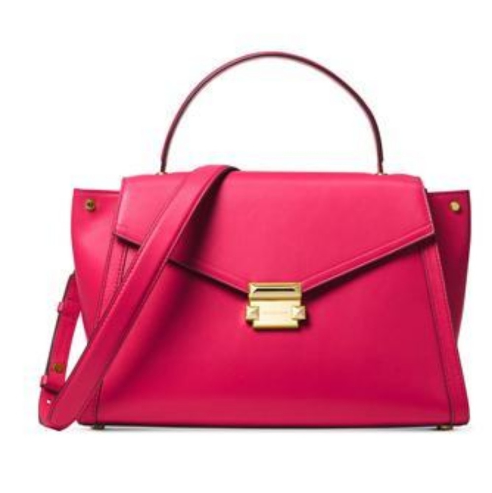 Michael Kors Whitney Satchel Rose Pink/Gold